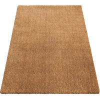 Moderný koberec SHAGGY CAMIL - svetlo hnedý