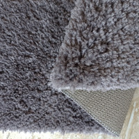 Moderný koberec SHAGGY CAMIL - tmavo šedý