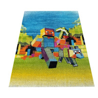 Detský koberček Panáčik Steve - oranžový