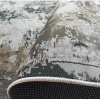 Kusový koberec HONOR Aged - šedý/zelený