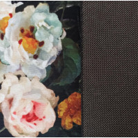 Kusový koberec HONOR Flowers - čierny