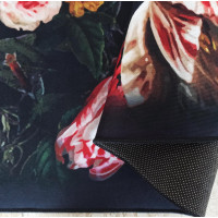 Kusový koberec HONOR Flowers - čierny