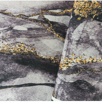 Kusový koberec HONOR Rock - tmavo šedý