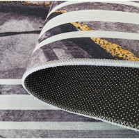 Kusový koberec HONOR Rock - tmavo šedý