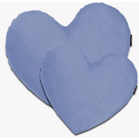 Vankúš CLEO Srdce 45x45 cm - svetlo modrý