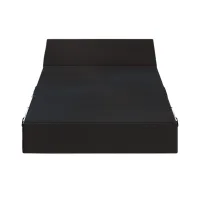 Rozkladacie penové kreslo (matrace) GARDEN - 70x200x14 cm - čierne