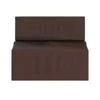 Rozkladacie penové kreslo (matrace) GARDEN - 70x200x14 cm - hnedé