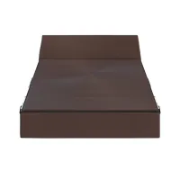 Rozkladacie penové kreslo (matrace) GARDEN - 70x200x14 cm - hnedé