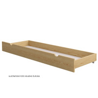 Detská domčeková posteľ z masívu borovice LUNA S 20 - 200x90 cm