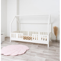 Detská domčeková posteľ z masívu borovice NIKO L 10 - 200x90 cm