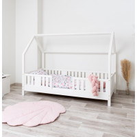 Detská domčeková posteľ z masívu borovice NIKO L 10 - 190x90 cm