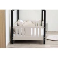 Detská domčeková posteľ z masívu borovice NIKO L 10 - 200x90 cm