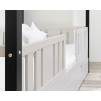 Detská domčeková posteľ z masívu borovice NIKO L 20 - 180x80 cm