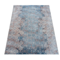 Kusový koberec HONOR Geometry - modrý