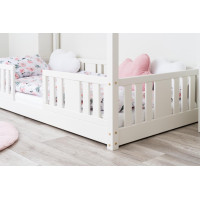 Detská domčeková Montessori posteľ z masívu borovice NIKO S - 190x90 cm