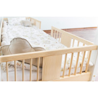 Detská domčeková posteľ z masívu borovice NIKO L 20 - 200x90 cm