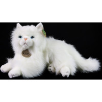 Rappa Plyšová mačka perzská biela 30 cm ECO-FRIENDLY