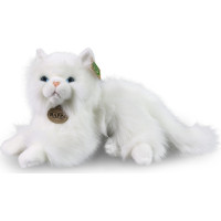 Rappa Plyšová mačka perzská biela 30 cm ECO-FRIENDLY