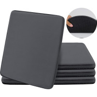 Podsedák na stoličke MARIE 38x38 cm - tmavo šedý