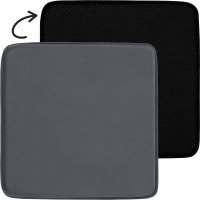 Podsedák na stoličke MARIE 38x38 cm - tmavo šedý