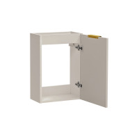 Kúpeľňová závesná skrinka pod umývadlo ADÉLA 40 cm - kašmírová