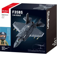 Sluban Model Bricks M38-B1361 Stíhacie lietadlo F-35BS v mierke 1:44