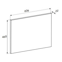 Doska na skrinku pod umývadlo ADÉLA 60 cm - kašmírová