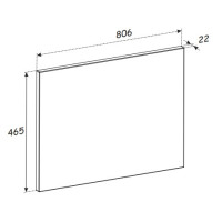 Doska na skrinku pod umývadlo ADÉLA 80 cm - kašmírová