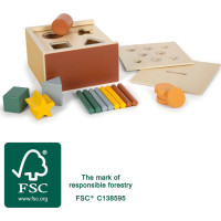 small foot Montessori multifunkčné vhadzovanie