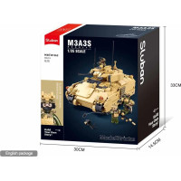 Sluban M38-B1363 Americký ľahký tank M3A3 Bradley