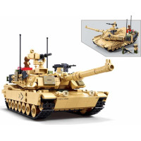 Sluban Model Bricks M38-B1365 Bojový tank M1A2 Abrams TUSK II 2v1