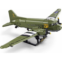 Sluban M38-B1366 Transportné lietadlo Douglas C-47