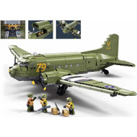 Sluban M38-B1366 Transportné lietadlo Douglas C-47