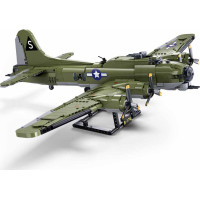 Sluban Model Bricks M38-B1367 Americký bombardér B-17G v mierke 1:44