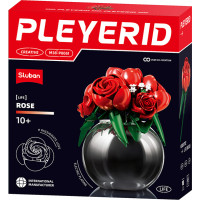 Sluban Flowers M38-P8061 Kytica červených ruží vo váze