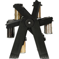 Otočný stojan na koreničky - čierny