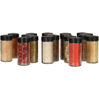 Otočný stojan na koreničky - čierny