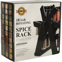 Otočný stojan na koreničky - čierny