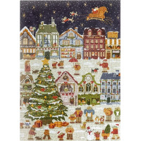 RoboTime Puzzle Štedrý deň šteniat 1000 dielikov