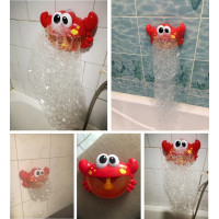 Hračka do kúpeľa s generátorom bubliniek - Krab