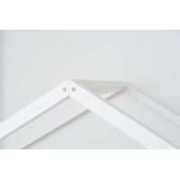 Detská domčeková Montessori posteľ z masívu borovice NIKO S - 200x90 cm