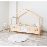 Detská domčeková posteľ z masívu borovice NIKO S 10 - 180x80 cm