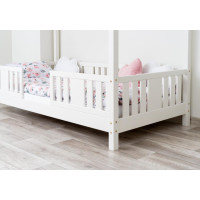 Detská domčeková posteľ z masívu borovice NIKO S 10 - 190x90 cm