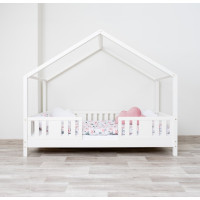 Detská domčeková posteľ z masívu borovice NIKO S 10 - 160x80 cm