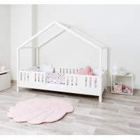 Detská domčeková posteľ z masívu borovice NIKO S 10 - 190x90 cm