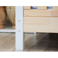 Detská domčeková posteľ z masívu borovice NIKO S 10 - 190x90 cm