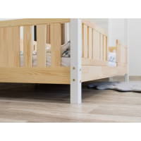 Detská domčeková posteľ z masívu borovice NIKO S 10 - 180x80 cm