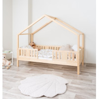 Detská domčeková posteľ z masívu borovice NIKO S 20 - 160x80 cm