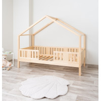 Detská domčeková posteľ z masívu borovice NIKO S 20 - 160x80 cm