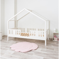 Detská domčeková posteľ z masívu borovice NIKO S 20 - 190x90 cm